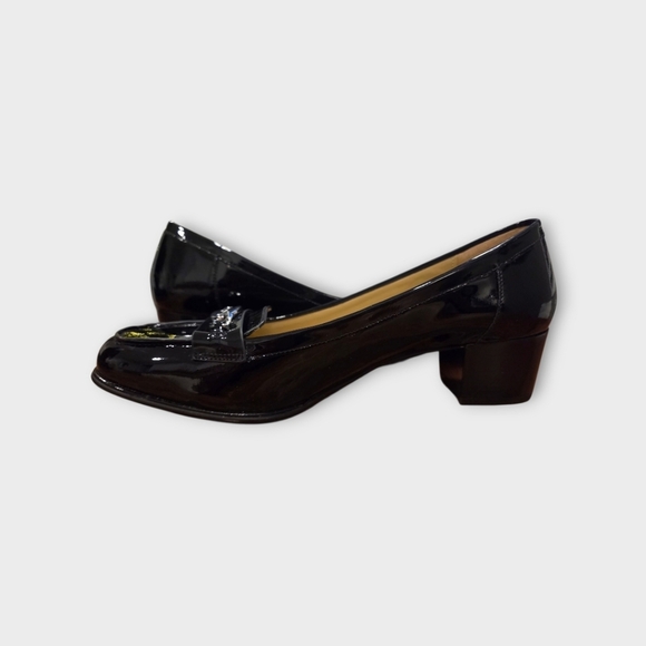 Michael Kors Lainey Mid Dress Loafer – Patent Black, Size 9 - Picture 11 of 13